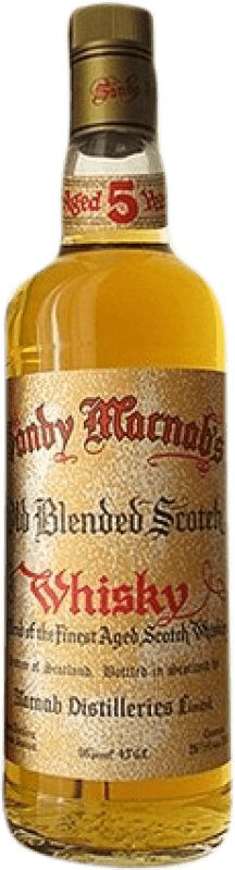 Envoi gratuit | Blended Whisky Sandy Macnab's. Spécimen de Collection Espagne 5 Ans 70 cl