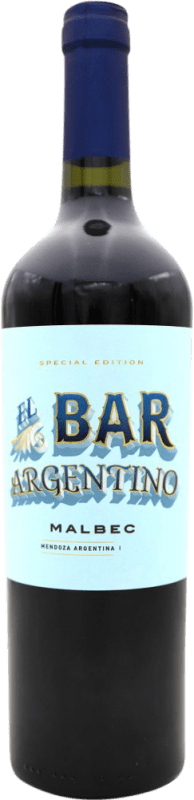 Free Shipping | Red wine El Bar Argentino I.G. Mendoza Argentina 75 cl