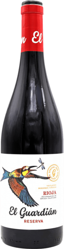 Envio grátis | Vinho tinto El Guardián Reserva D.O.Ca. Rioja Espanha 75 cl