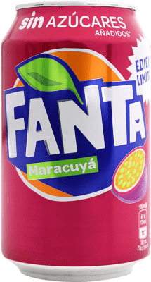 0,95 € Envío gratis | Refrescos Fanta Lata 33 cl Maracuyá
