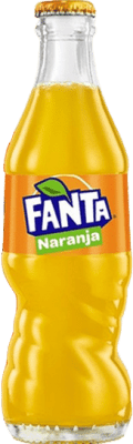 Getränke und Mixer 4 Einheiten Box Fanta Naranja Kleine Flasche 20 cl