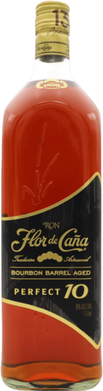 免费送货 | 朗姆酒 Flor de Caña Perfect 10 Bourbon Barrel Aged 尼加拉瓜 1 L