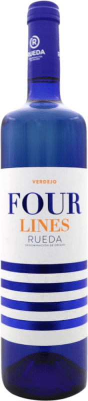 Бесплатная доставка | Белое вино Four Lines D.O. Rueda Испания Verdejo 75 cl