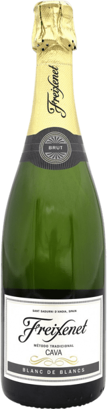 Бесплатная доставка | Белое игристое Freixenet Blanc de Blancs брют D.O. Cava Испания 75 cl