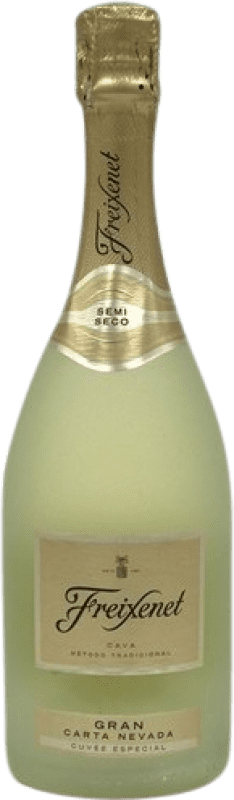 Envoi gratuit | Blanc mousseux Freixenet Gran Carta Nevada Demi-Sec Demi-Sucré D.O. Cava Espagne 75 cl