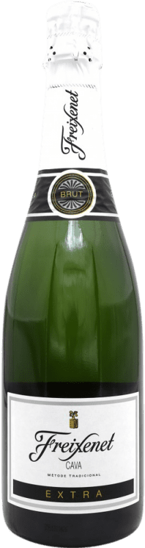 Envoi gratuit | Blanc mousseux Freixenet Extra- Brut D.O. Cava Espagne 75 cl