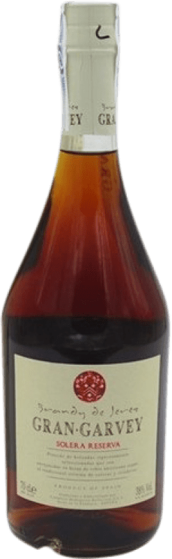 Envio grátis | Brandy Conhaque Garvey Gran Grarvey Solera Reserva Espanha 70 cl