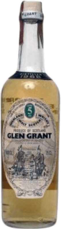 Envoi gratuit | Single Malt Whisky Glen Grant Spécimen de Collection Ecosse Royaume-Uni 5 Ans 70 cl