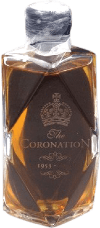 Envio grátis | Whisky Single Malt Glenfarclas The Coronation Escócia Reino Unido Garrafinha Miniatura 5 cl Exemplar de colecionador Não Próprio para Consumo