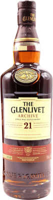 威士忌单一麦芽威士忌 Glenlivet Archive 21 岁 70 cl