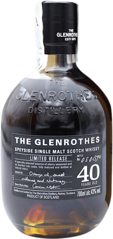 送料無料 | ウイスキーシングルモルト Glenrothes イギリス 40 年 70 cl