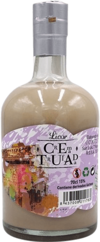 Envío gratis | Crema de Licor Gómez Caro Trufada España 70 cl