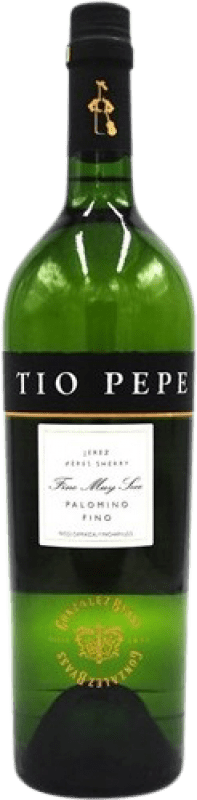 Free Shipping | Fortified wine González Byass Tío Pepe Fino D.O. Jerez-Xérès-Sherry Spain 1 L