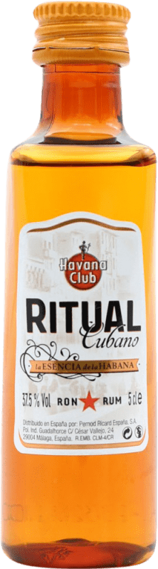 Бесплатная доставка | Ром Havana Club Ritual Куба Мини-бутылка 5 cl