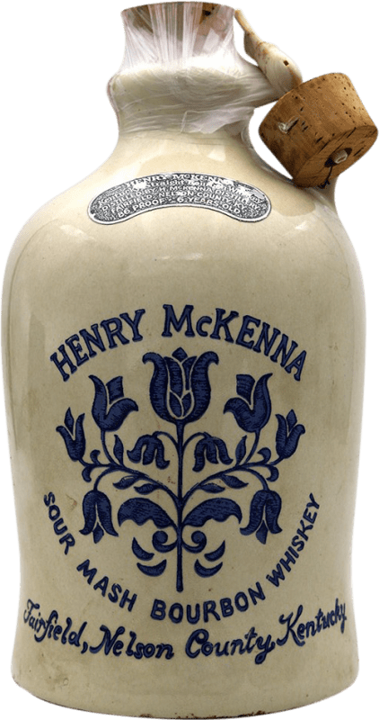 728,95 € Free Shipping | Whisky Bourbon Henry McKenna. Collector's Specimen 6 Years Special Bottle 1,75 L