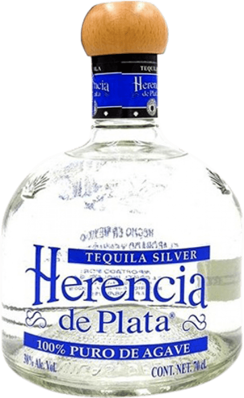 53,95 € Envío gratis | Tequila Tequilas del Señor Herencia de Plata Silver — Edición Plata