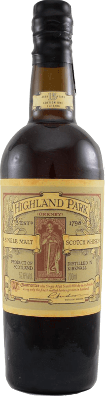 Free Shipping | Whisky Single Malt Highland Park Earl Magnus Collector's Specimen United Kingdom 15 Years 70 cl