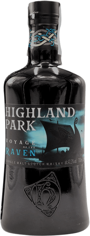 Envoi gratuit | Whisky Single Malt Highland Park Voyage of the Raven Royaume-Uni 70 cl