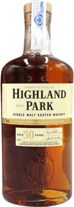 Free Shipping | Whisky Single Malt Highland Park Collector's Specimen United Kingdom 30 Years 70 cl