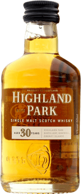 227,95 € Envio grátis | Whisky Single Malt Highland Park 30 Anos Garrafa Miniatura 5 cl