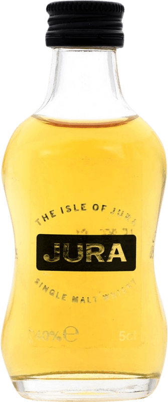 Spedizione Gratuita | Whisky Single Malt Isle of Jura Regno Unito Bottiglia Miniatura 5 cl