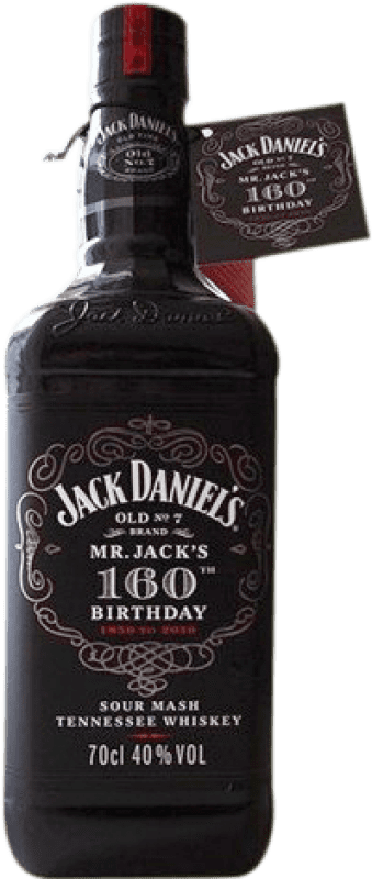 Бесплатная доставка | Бурбон Jack Daniel's 160th Birthday Соединенные Штаты 70 cl
