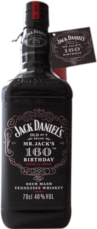 Envoi gratuit | Whisky Bourbon Jack Daniel's 160th Birthday États Unis 70 cl