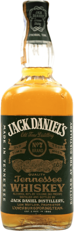 Free Shipping | Bourbon Whisky Jack Daniel's Green Edition United States 70 cl Collector's Item Not for Consumption