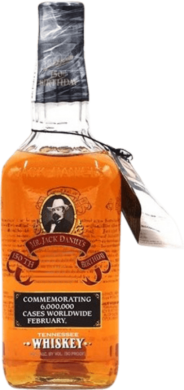 Envío gratis | Whisky Bourbon Jack Daniel's Mr. Jack's 150th Birthday Ejemplar Coleccionista Estados Unidos 70 cl