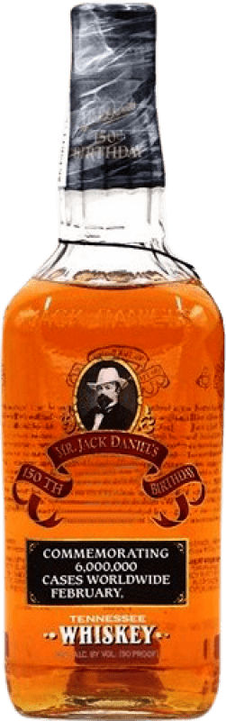 Free Shipping | Whisky Bourbon Jack Daniel's Mr. Jack's 150th Birthday Collector's Specimen United States 70 cl