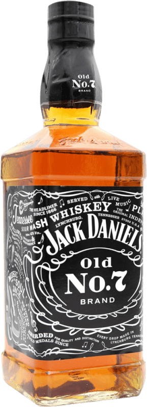 Free Shipping | Whisky Bourbon Jack Daniel's Music Limited Edition Paula Scher United States 70 cl