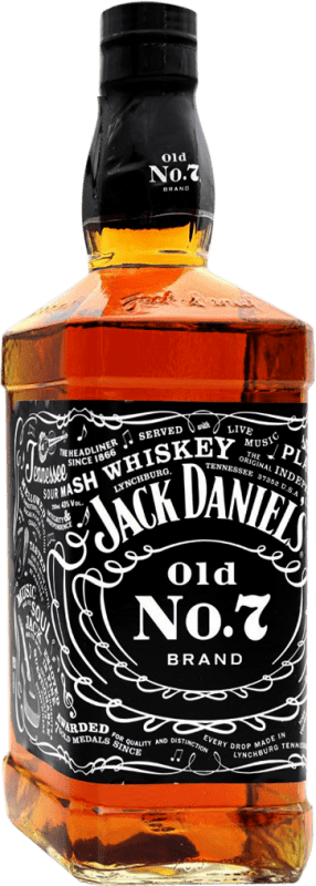 Free Shipping | Whisky Bourbon Jack Daniel's Music Limited Edition Paula Scher United States 70 cl