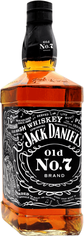 Envoi gratuit | Whisky Bourbon Jack Daniel's Music Paula Scher Édition Limitée États Unis 70 cl