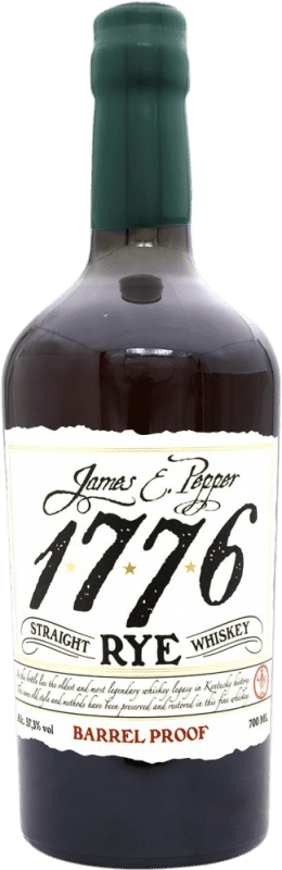 免费送货 | 威士忌混合 ‎James E. Pepper 1776 Straight Rye 美国 70 cl