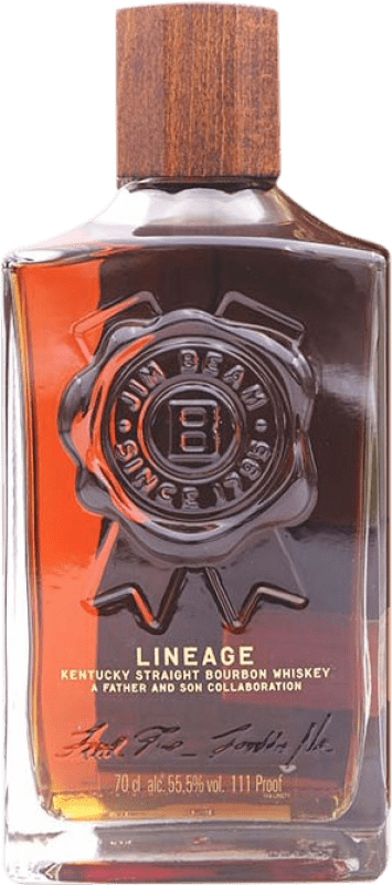 372,95 € Envío gratis | Whisky Bourbon Jim Beam Lineage 15 Años