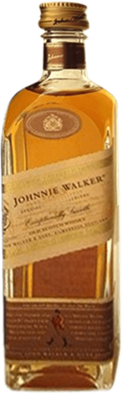 Envio grátis | Whisky Blended Johnnie Walker 1820 Reino Unido Garrafinha Miniatura 5 cl