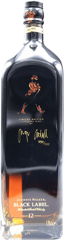 3 687,95 € | Whisky Blend Johnnie Walker Black Label Striding Man Édition Limitée Royaume-Uni 12 Ans Bouteille Spéciale 1,75 L