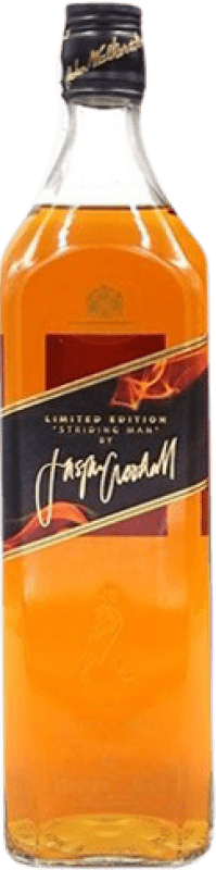 Spedizione Gratuita | Whisky Blended Johnnie Walker Black Label Striding Man Edizione Limitata Regno Unito 70 cl