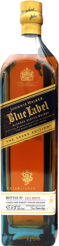 Envío gratis | Whisky Blended Johnnie Walker Blue Label Cask — Barrica, Edición Limitada Reino Unido 1 L