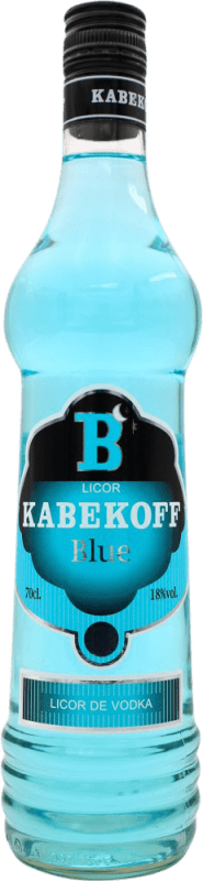 Envío gratis | Licores Kabekoff Vodka Blue España 70 cl