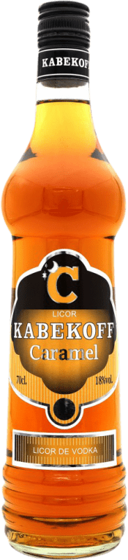 Envío gratis | Licores Kabekoff Vodka Caramelo España 70 cl