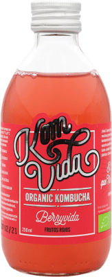 碳酸饮料 Komvida Organic — 有机 小瓶装 25 cl Frutos Rojos — 浆果, Kombucha — 康普茶