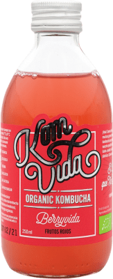 Напитки и миксеры Komvida. Kombucha Frutos Rojos Organic Маленькая бутылка 25 cl