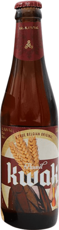 Free Shipping | 4 units box Beer Kwak Belgium One-Third Bottle 33 cl