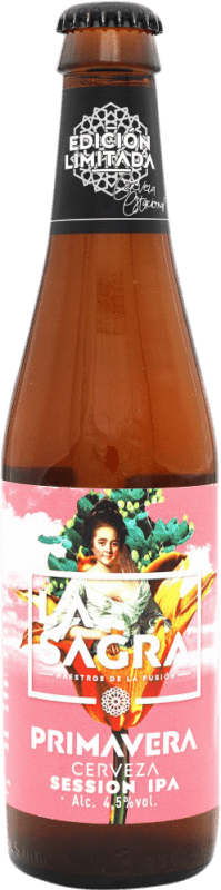 Envio grátis | Cerveja La Sagra Primavera Espanha Garrafa Terço 33 cl