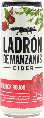 Cider Ladrón de Manzanas Frutos Rojos Can 33 cl