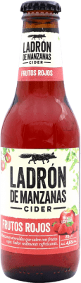 送料無料 | サイダー Ladrón de Manzanas Frutos Rojos スペイン 小型ボトル 25 cl