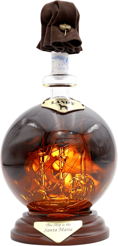 Kostenloser Versand | Cognac Landy Santa María A.O.C. Cognac Frankreich Medium Flasche 50 cl