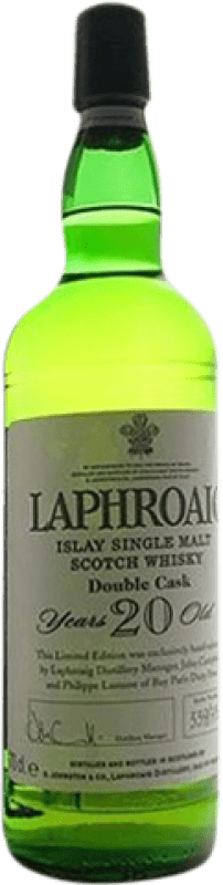 Envoi gratuit | Single Malt Whisky Laphroaig Double Cask Spécimen de Collection Royaume-Uni 20 Ans 70 cl