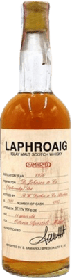 ウイスキーシングルモルト Mongiardino Samaroli From Laphroaig コレクターの標本 14 年 70 cl